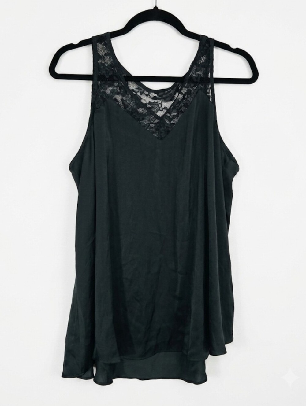 torrid green lace tank